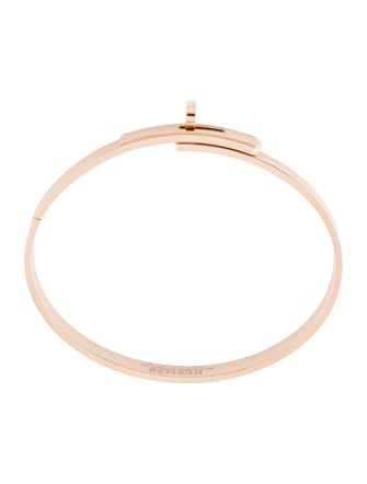 Hermès 18K Diamond Small Kelly Bracelet