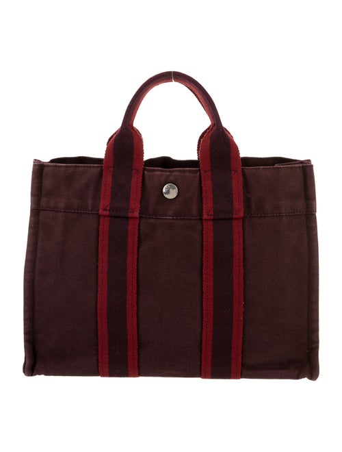 Hermès Toile Fourre-Tout PM