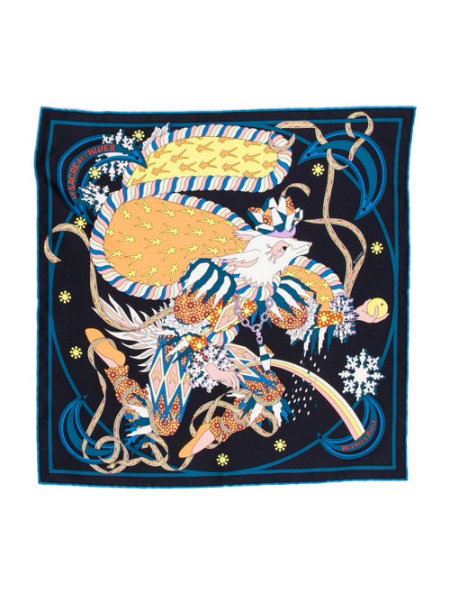 Hermès Le Sacre de l'Hiver Silk Scarf