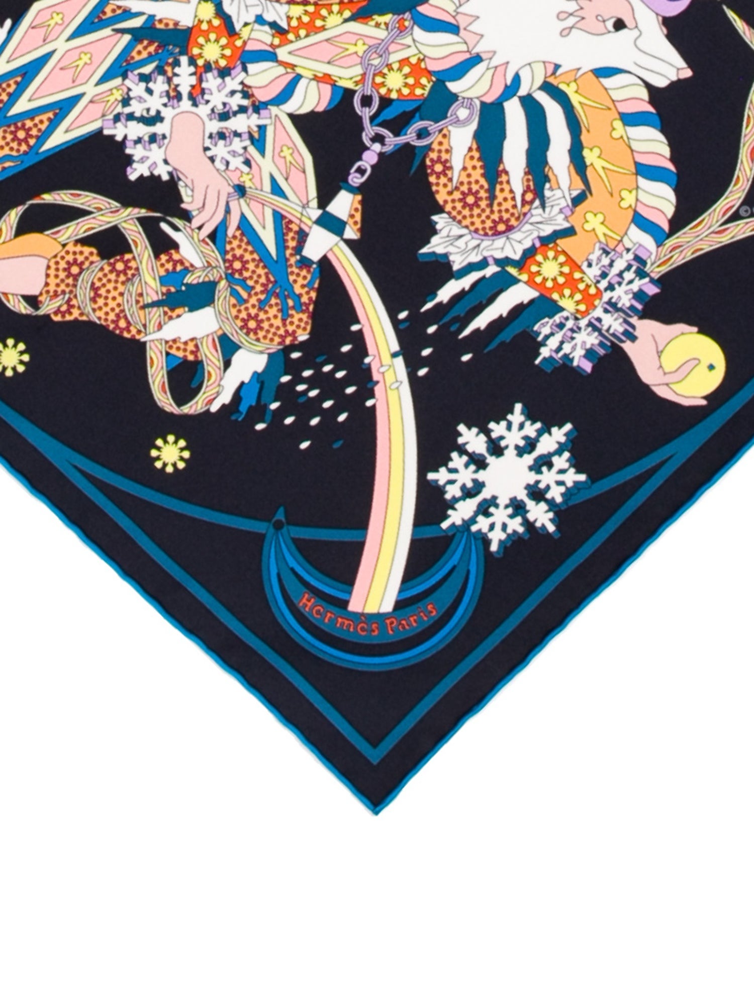 Hermès Le Sacre de l'Hiver Silk Scarf
