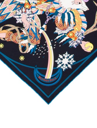 Hermès Le Sacre de l'Hiver Silk Scarf