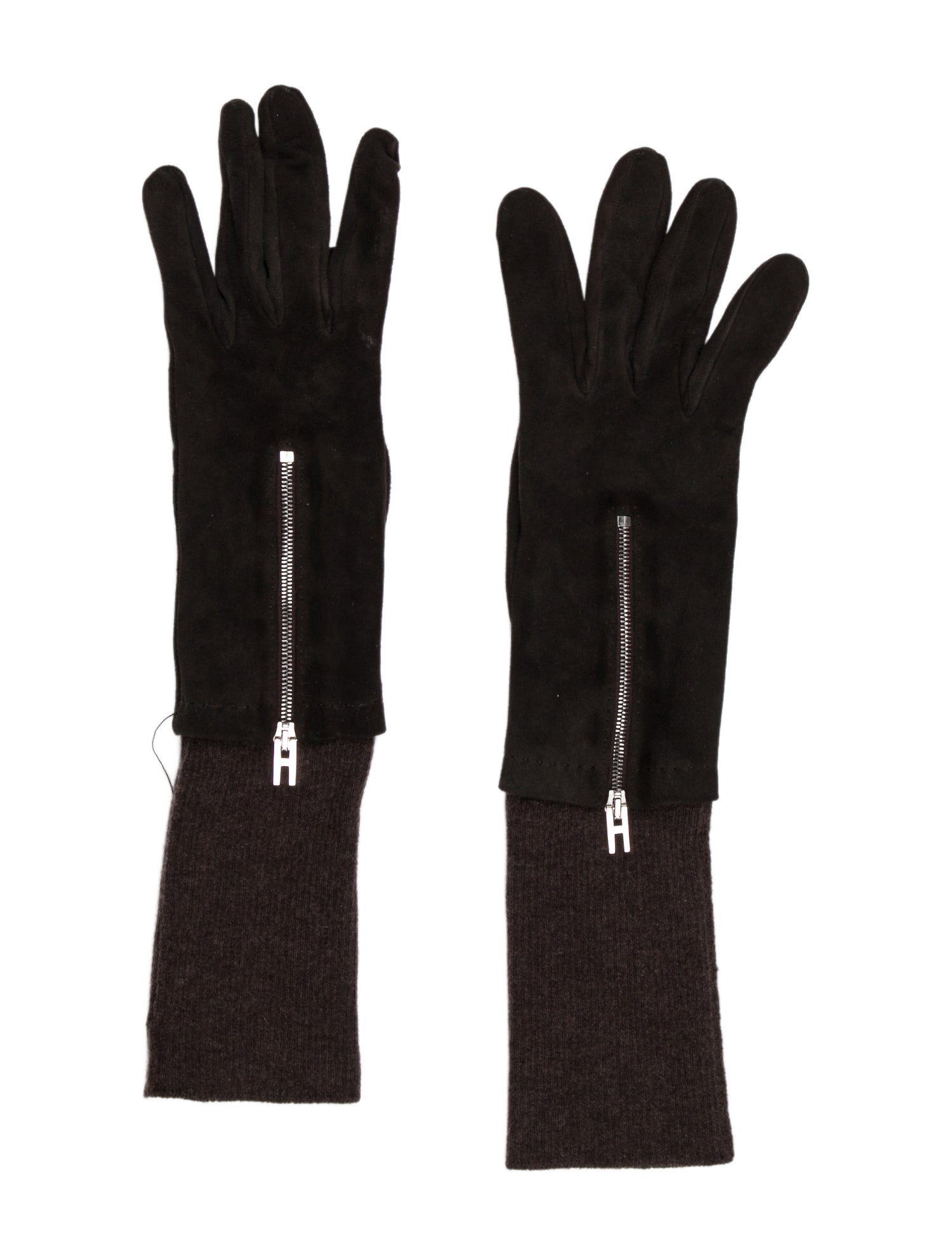 Hermès Suede & Cashmere Gloves