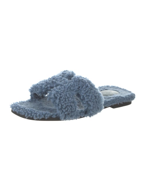 Hermès Oran Shearling Slides