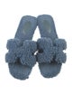 Hermès Oran Shearling Slides