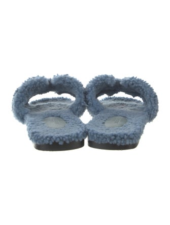 Hermès Oran Shearling Slides