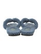 Hermès Oran Shearling Slides