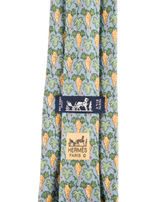 Hermès Silk Pattern Tie