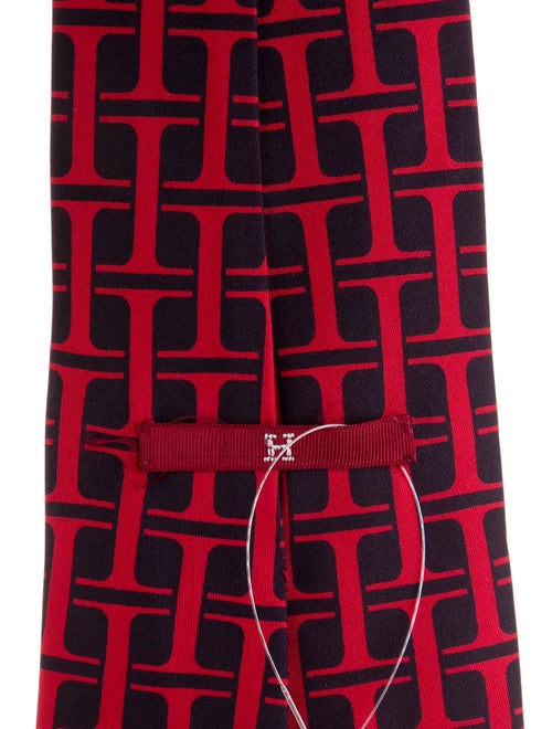 Hermès Patterned Silk Tie