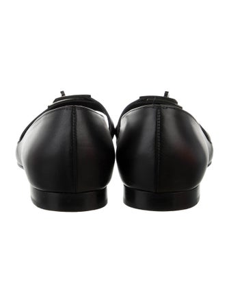 Hermès Kelly Leather Mary Jane Flats