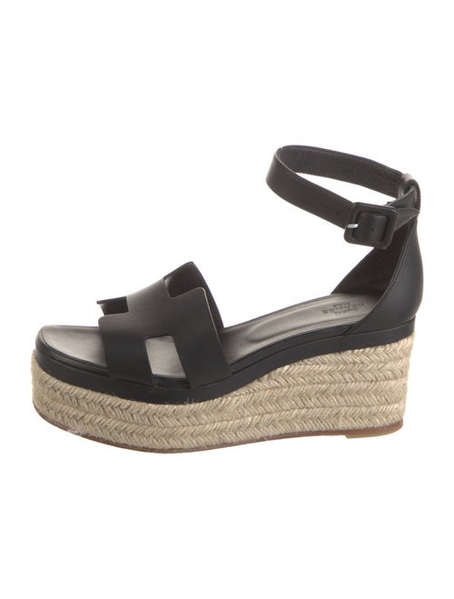 Hermès Elda H Logo Espadrilles