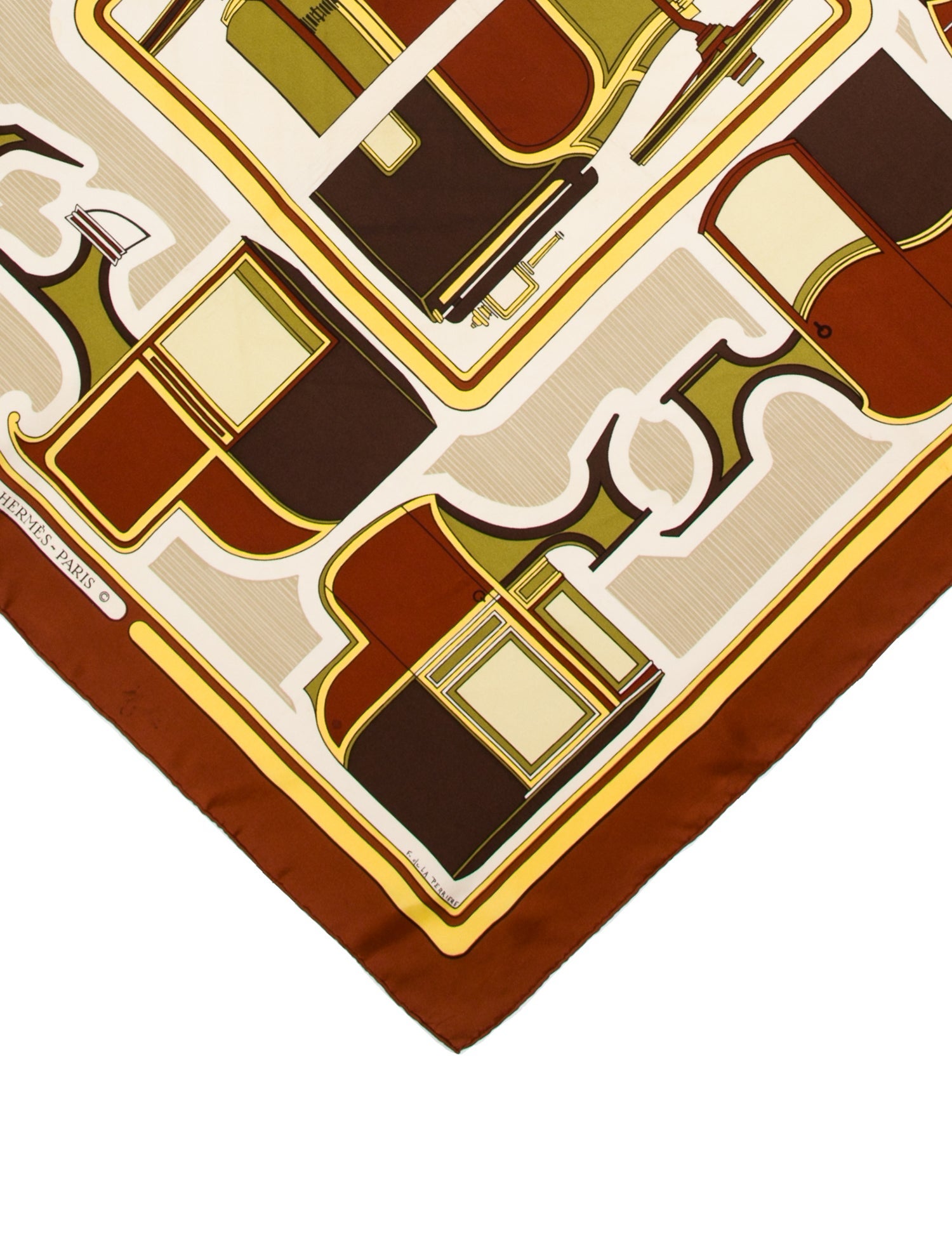 Hermès Les Coupes Silk Scarf