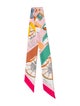 Hermès Springs Springs Silk Twilly Scarf