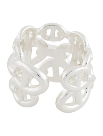 Hermès Chaine d'ancre Enchainee Ring, Large Model