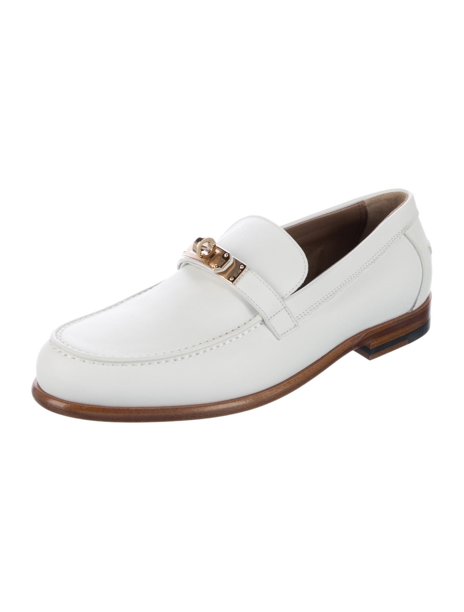 Hermès Destin Leather Loafers