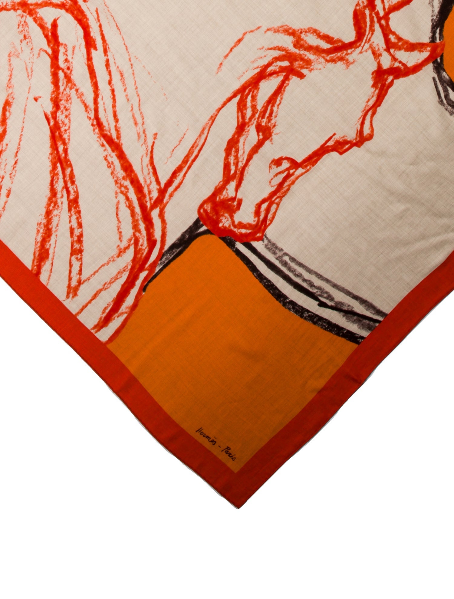 Hermès Chevaux Au Pre Cashmere Shawl w/ Tags