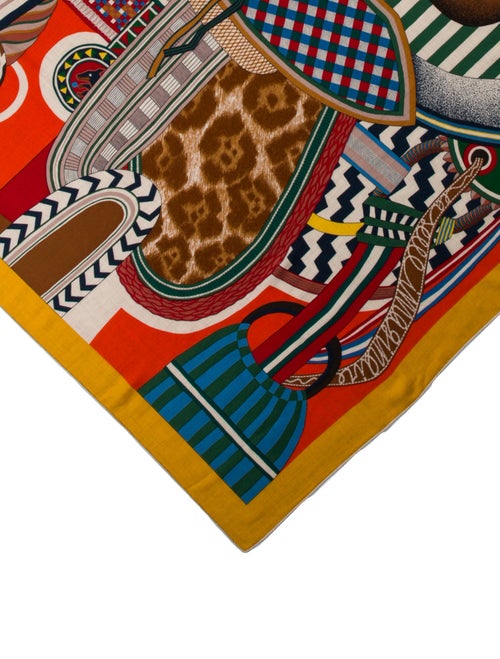 Hermès La Selle Imaginaire Cashmere Shawl