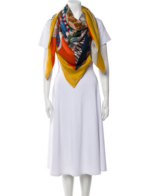 Hermès La Selle Imaginaire Cashmere Shawl