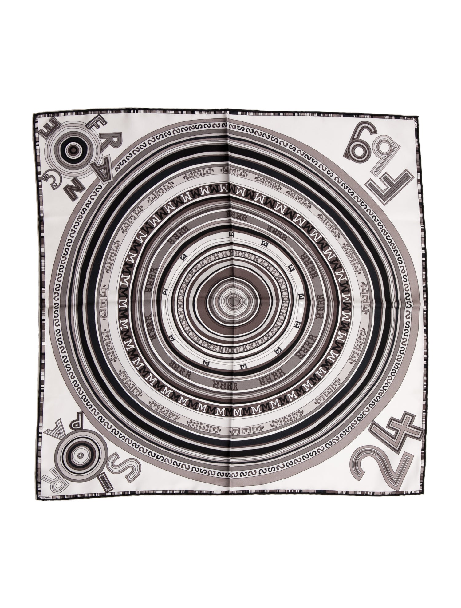 Hermès Tohu Bohu Silk Scarf