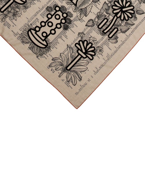 Hermès botanica grafica Cashmere Shawl