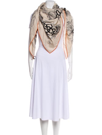 Hermès botanica grafica Cashmere Shawl