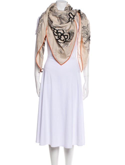 Hermès botanica grafica Cashmere Shawl