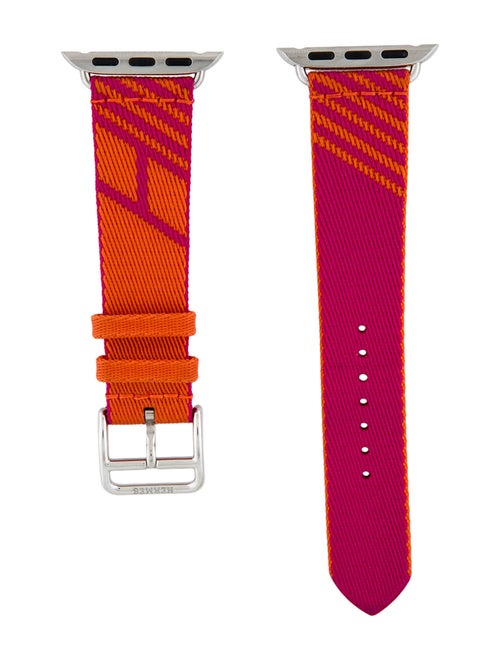 Hermès x Apple Single Tour Toile H Watch Strap