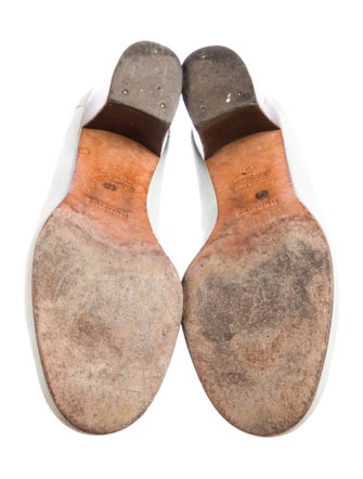 Hermès H Logo Leather Loafers