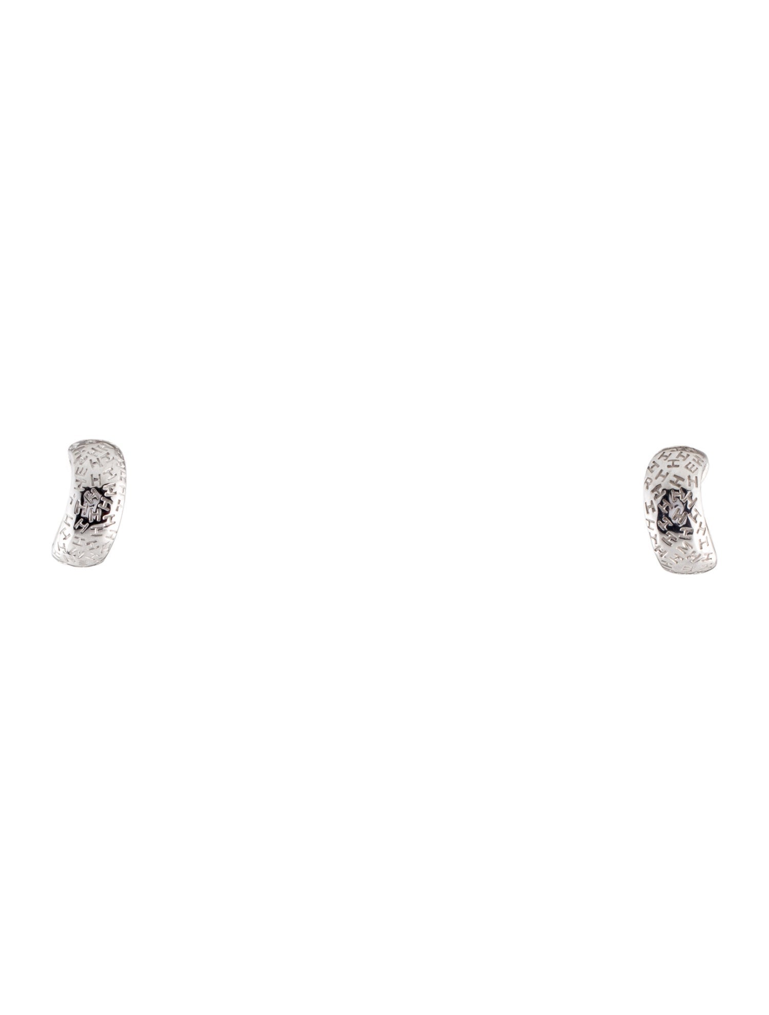 Hermès 18K Graffiti Huggie Earrings