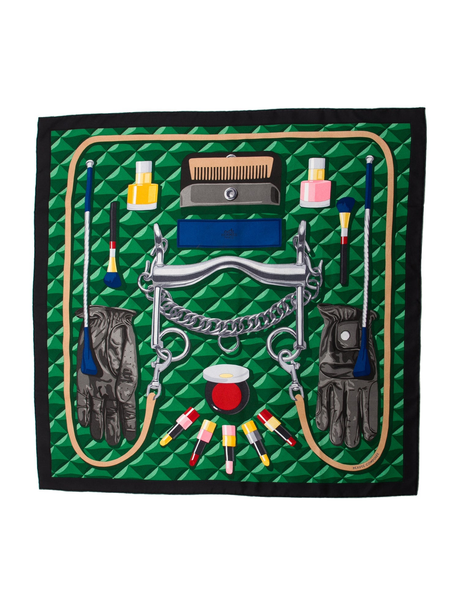 Hermès Beaute Composee Silk Scarf