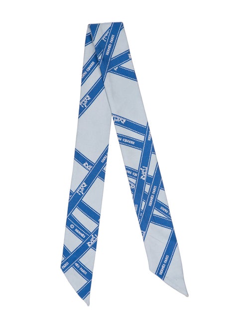 Hermès Bolduc Silk Twilly Scarf