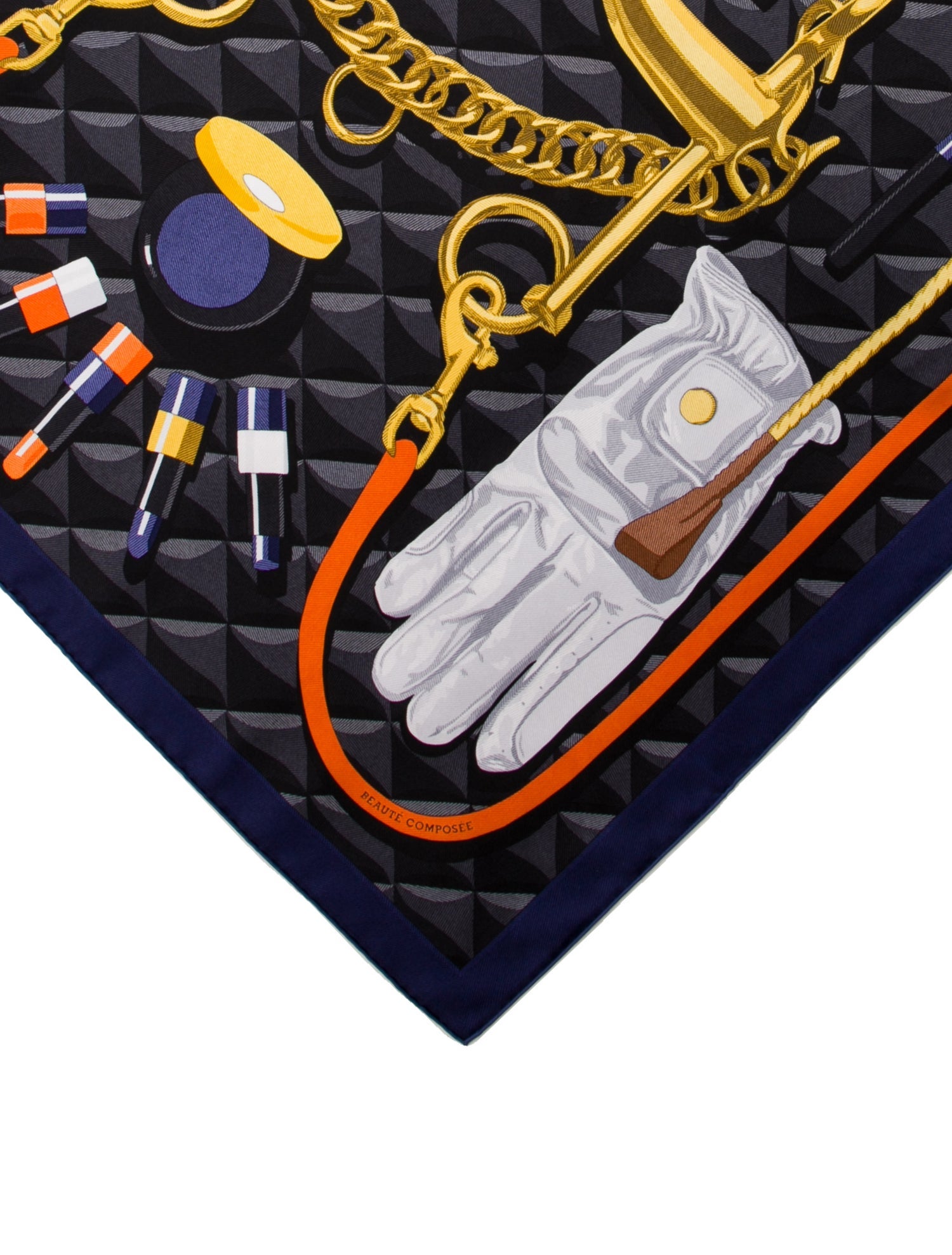 Hermès Beaute Composee Silk Scarf w/ Tags