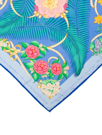 Hermès Fleurs de L'Opera Silk Scarf
