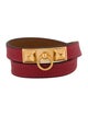 Hermès Leather Rivale Double Tour Wrap Bracelet