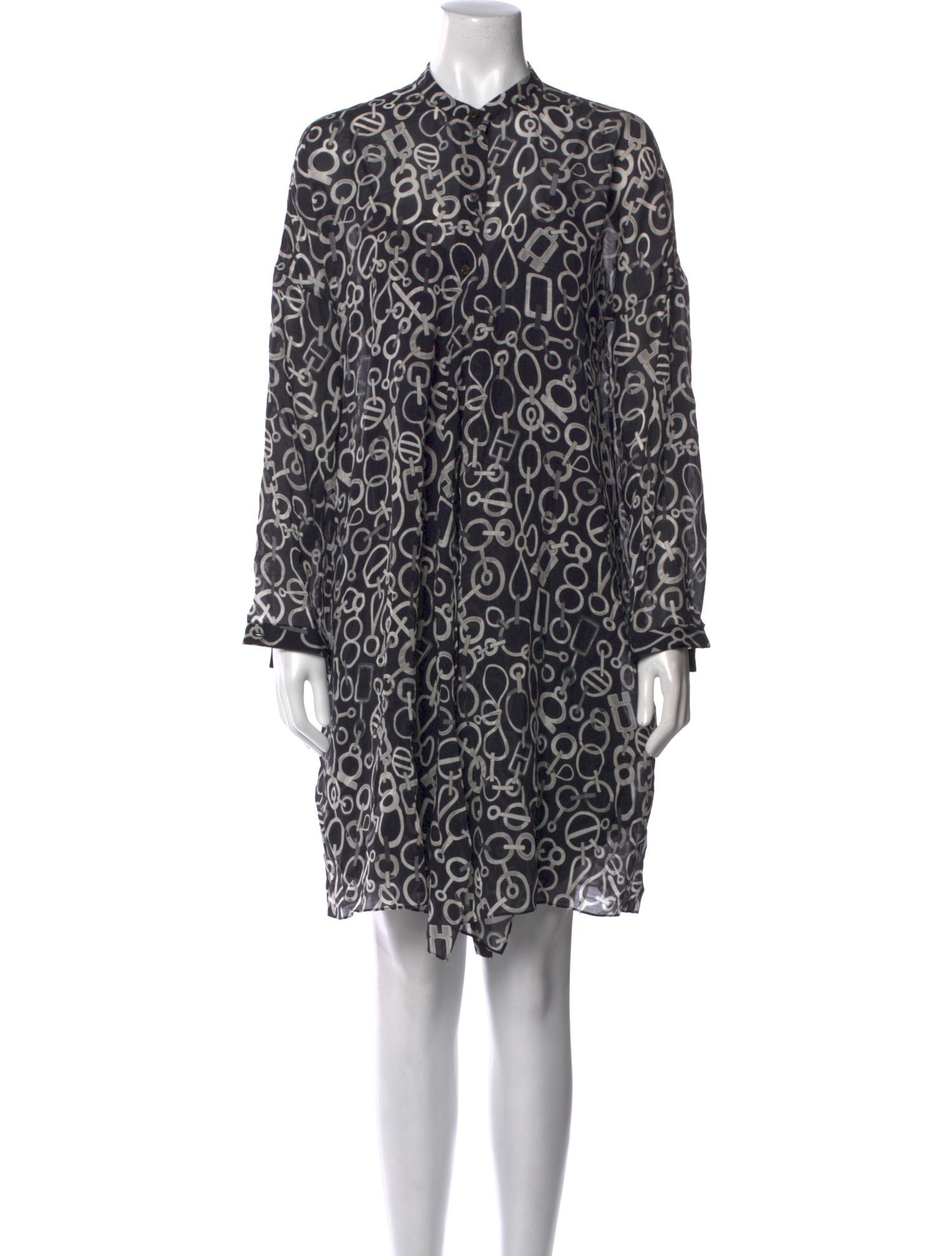 Hermès Silk Mini Dress