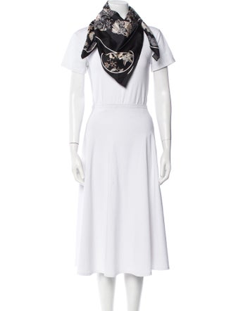 Hermès Planifleurs Silk Scarf