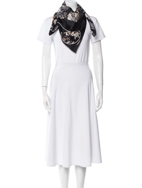 Hermès Planifleurs Silk Scarf