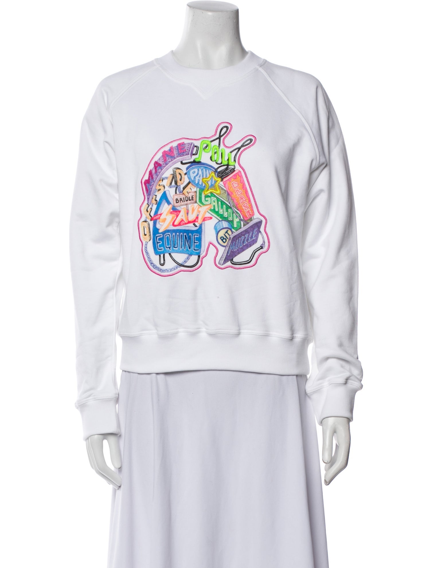 Hermès Graphic Print Crew Neck Sweatshirt