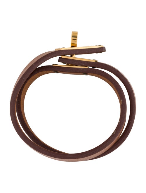 Hermès Leather Mini Kelly Double Tour Wrap Bracelet