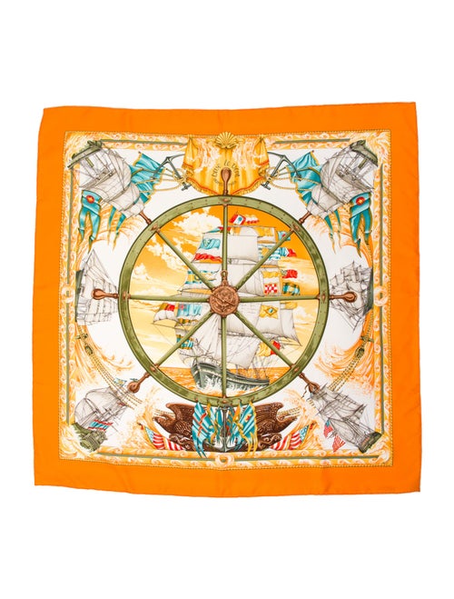 Hermès Vive Le Vent Silk Scarf