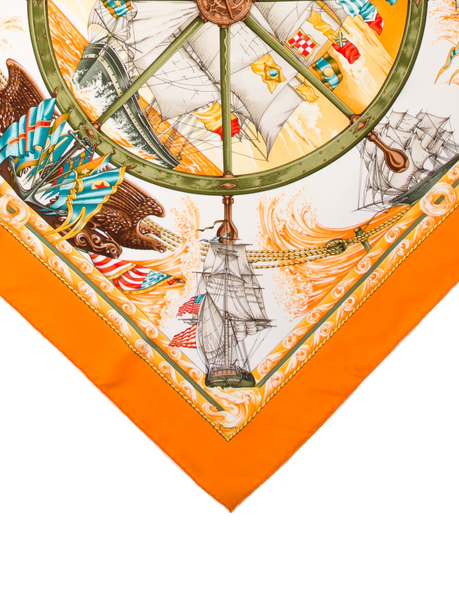 Hermès Vive Le Vent Silk Scarf