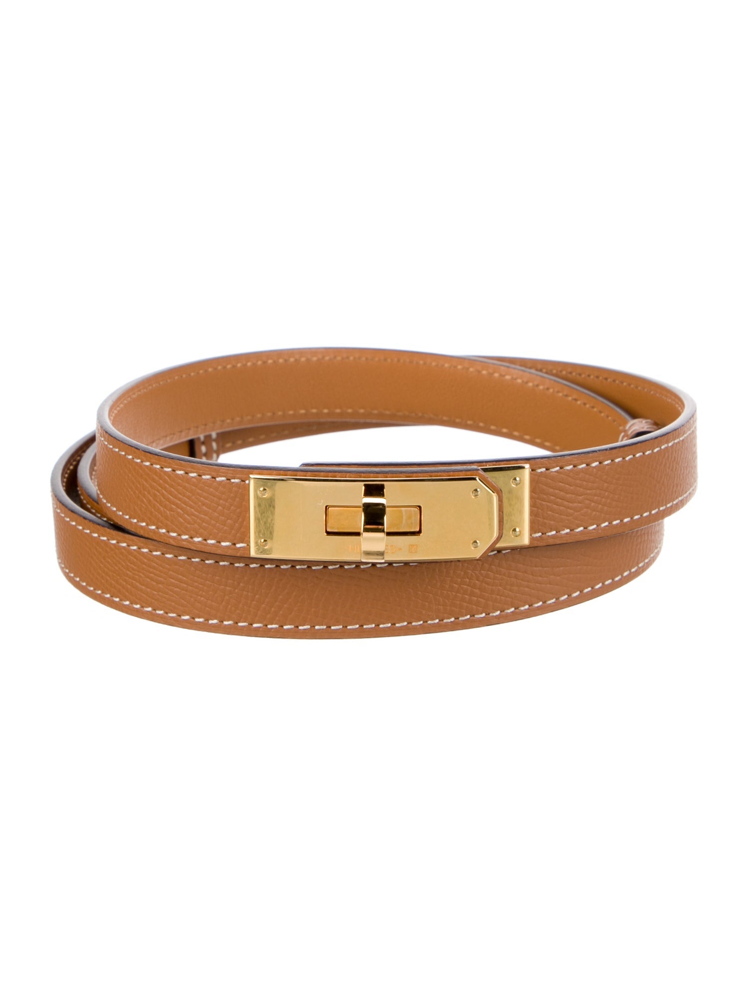 Hermès 18 mm Epsom Leather Kelly Belt