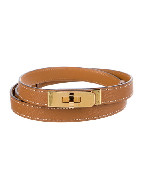 Hermès 18 mm Epsom Leather Kelly Belt