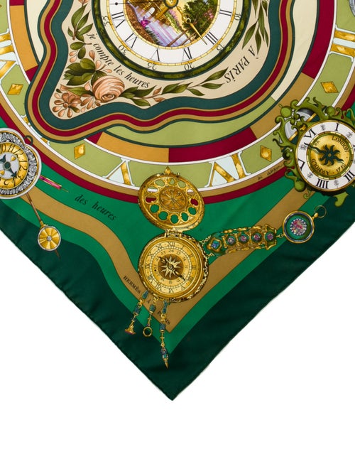 Hermès La Ronde Des Heures Silk Scarf