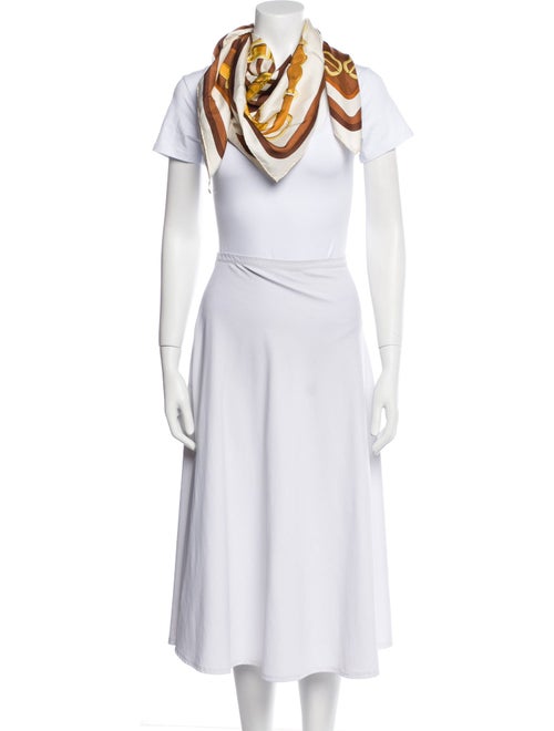 Hermès Coaching Silk Scarf