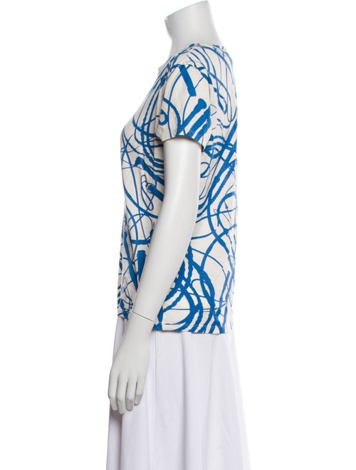 Hermès Printed Cowl Neck T-Shirt