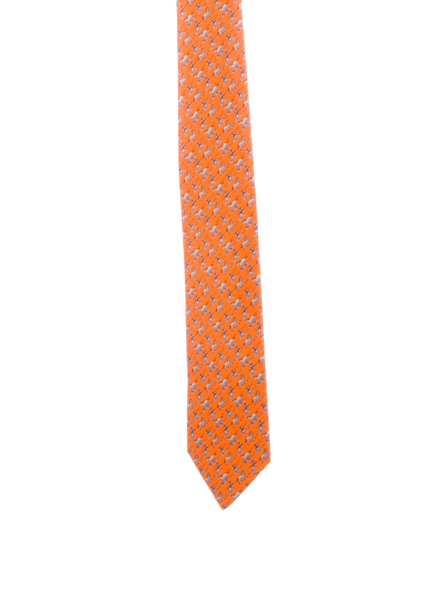 Hermès Pattern Print Tie