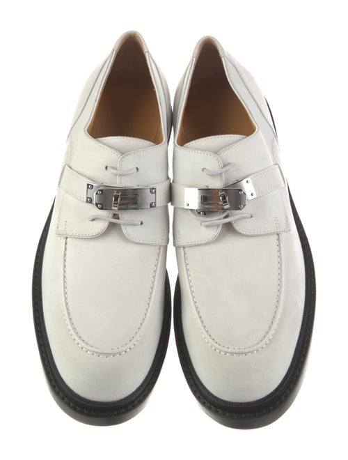Hermès First Suede Derby Shoes