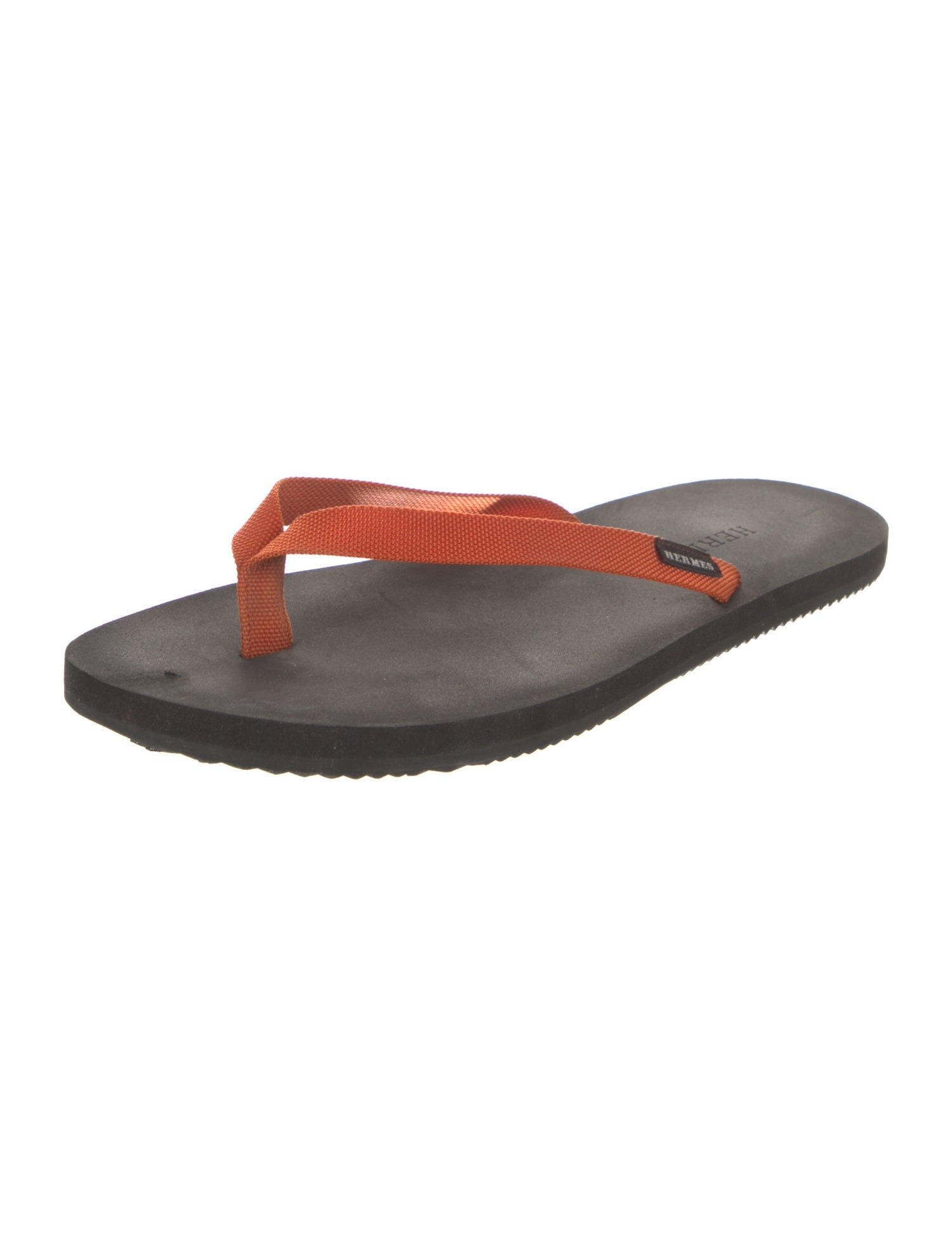 Hermès Canvas Flip Flops