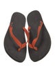 Hermès Canvas Flip Flops