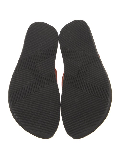 Hermès Canvas Flip Flops